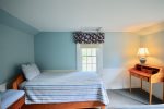 Twin bedroom 2 with handmade Adirondack beds and central AC